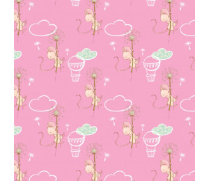 Bio Jersey Lillestoff - Mäusehimmel rosa